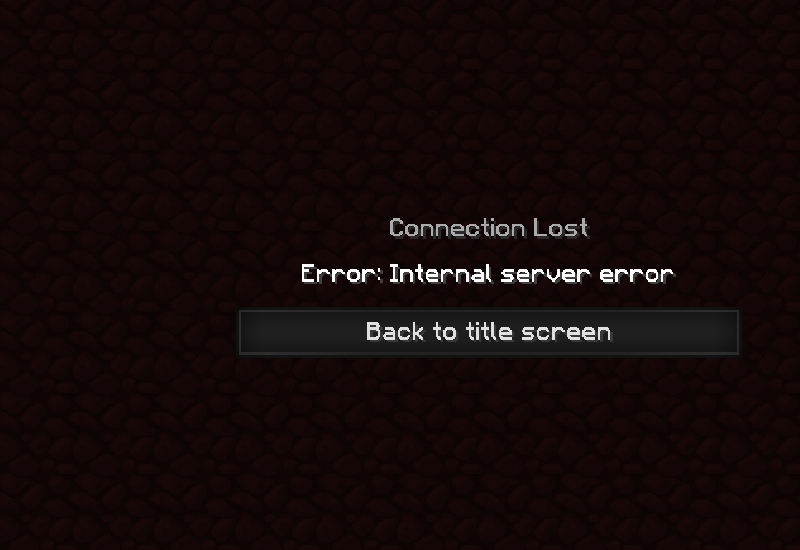 Fix Minecraft Server
